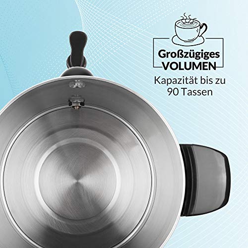 MONZANA Glühweinkocher 20L mit Zapfhahn Thermostat 30-110°C HeiÃgetränkespender Edelstahl 90 Tassen Einkochautomat Punschkocher HeiÃgetränkeautomat – Bild 8