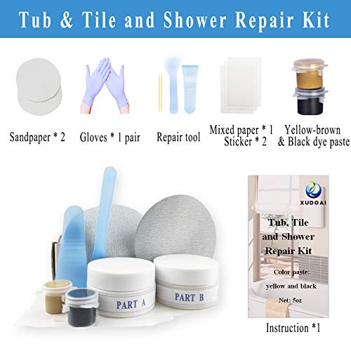 Bath Repair Kit (Color Match) 5oz Tub, Tile and Shower Tray Repair Kits