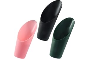 OSVJE 3 Pcs Bonsai Soil Scoops Plastic Garden Shovels Garden Tool, Colorful Mini Potting Scoops for Plant Succulent, Lightweight and Stable Design for Easy Gardening and Transplanting Tasks