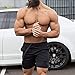 EVERWORTH Men's Gym Workout Boxing Shorts Running Short Pants Fitted Training Bodybuilding Jogger Short Navy