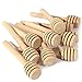 30 pcs 3 Inch Wood Honey Dipper Sticks Server for Honey Jar Dispense Drizzle Honey, Wedding Party Favors … (set of 32)