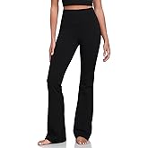 HeyNuts Harmony Flare Leggings 29"/30.5"/32.5"/34.5", High Waisted Tummy Control Wide Leg Bootcut Yoga Pants Lounge Soft