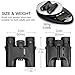 Emarth 10X26 Compact Binoculars for Adults Kids with BAK-4 Prisms Fully Multi-Coated Lens for Bird Watching Traveling Hunting Sport Concerts Surveillance