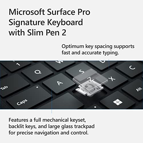 Microsoft Surface Pro Signature Keyboard With Slim Pen 2 Bundle