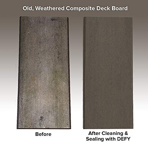 DEFY Crystal Clear Composite Deck Waterproofing Sealer, 1 Gallon
