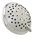 Vida Alegria 5-Inch Spashower High Pressure Shower Head; 2.5 gpm, 5 Sprays + Water-Saver (Chrome)