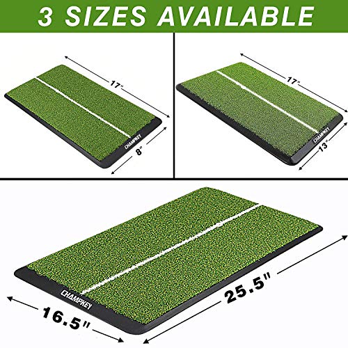CHAMPKEY Alignment Guide Golf Practice Mat Premium Fairway Golf