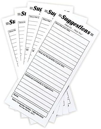 Safco Office Decision Refill Suggestion Cards (Qty. 60)