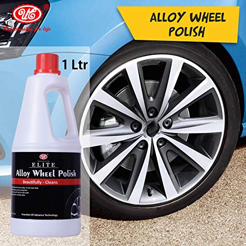 UE Elite Alloy Wheel Cleaner renews shine and sparkle metals by removing surface rust, stains, oxidation, water spots, corrosion and tarnish – 1 Liter Car Care/Car Accessories/Automotive Products