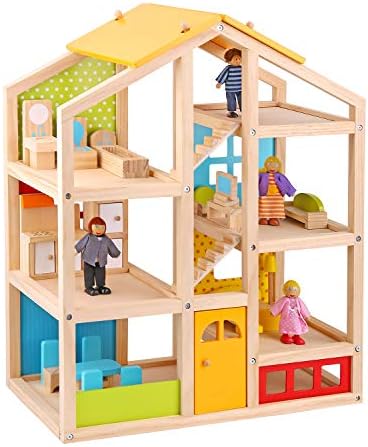 Tooky Toy - Doll House: Amazon.co.uk