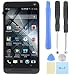 Black LCD Touch Screen Digitizer Assembly W/Frame for HTC One M7