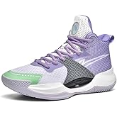KIUSMETY Womens Mens Basketball Shoes High Top Sneakers Comfortable Lightweight Non Slip Rubber Indoor Court Shoe for Unisex
