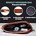 Protravelone Travel Toiletry Bag - Perfect Toiletry Bag for Men - Premium PU Leather Mens Toiletry Bag - Travel Kit for Men - Brown Toiletries Bag - Travel Bags For Toiletries - Travel Accessories