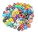 100+ Pack of Random Polyhedral Dice in Multiple Colors | At Least 15 Complete Sets | 4 Sided, 6 Sided, 8 Sided, 10 Sided, 12 Sided, 20 Sided and Percentile Dice Included |At Least 15 Color | Large Durable Velvet & Satin Dice Bag Included