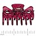 Mokale 4 PCS Mini Jaw Clips Mix Colored Butterfly Design Plastic No Slip Hair Clip Claw Hair Accessories for Women/Girls/teenagers (Style-01)