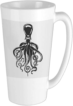 Amazon Co Jp 動物とコンテンポラリーデザイン 海洋の水生物キャラクター イラスト チャコールグレー ホワイト セラミック コーヒーマグ コーヒーカップ ホワイト マグ コーヒーマグ レストラン コーヒーマグ 16オンス ホーム キッチン