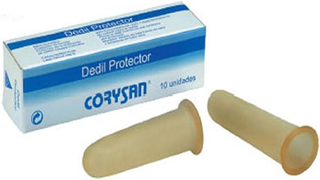 Dedales de Látex Corysan T-2-Caja 10u: Amazon.es: Salud y cuidado personal