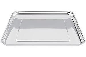 Ponliumer Stainless Steel Baking Tray Pan Compatible with Cuisinart Toaster Oven Tray,Suitable for Cuisinart Air Fryer TOA-060