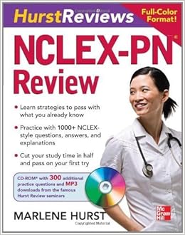 Hurst Reviews Nclex Pn Review 1st Edition By Hurst Marlene Published By Mcgraw Hill Professional Paperback Hurst Amazon Com Books