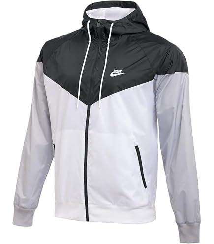 Amazon.com : Nike Mens Windrunner Hooded Track Jacket Black/Black