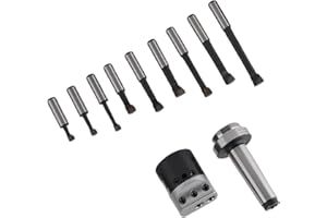 MT3, F1 Boring Head High Hardness Carbon Steel Boring Adapter Tool 1-1/2-18UNF Tail Thread M12 MT3 Shank Tail Thread, Boring 
