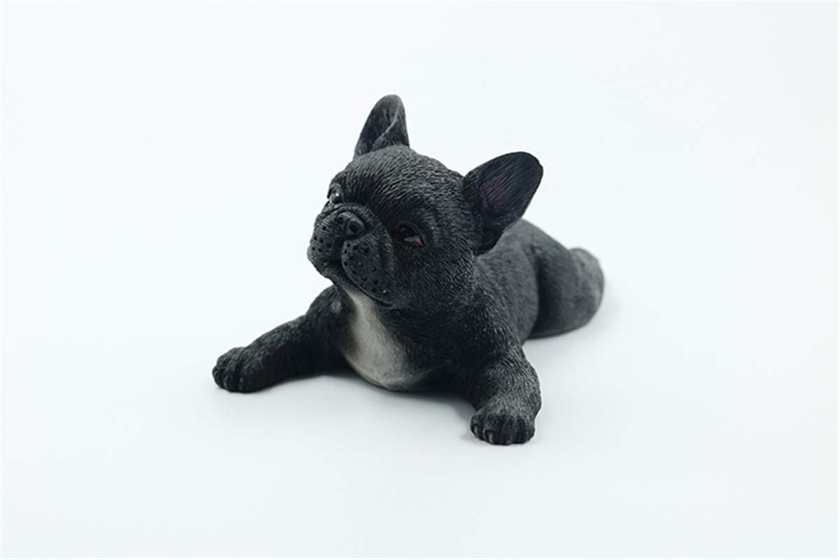 Amazon Jjm フレンチブルドッグ 伏せ 犬 動物 プラモデル 模型 大人 キッズ 孫 誕生日 プレゼント 贈り物 リアル フィギュア Pvc おもちゃ 家 車 インテリア 置物 オプジェイ 塗装済 完成品 9 5cm級 ブラック フィギュア ドール 通販