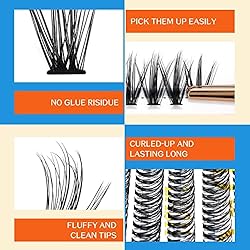 Lash Clusters 30D-0.07D-9-16MIX 280 Clusters Manga