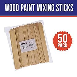 TCP Global Wood Paint Mixing Sticks - 50 Pack