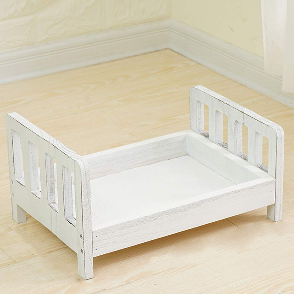 newborn baby wooden bed