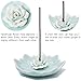Incense Stick Burner Holder - Porcelain Decorative Flower Incense Burner Bowl - Ceramic Incense Cone Ash Catcher Tray