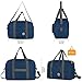 WANDF For Spirit Airlines Personal Item Bag 18x14x8 Foldable Travel Duffel Carry on Weekender Overnight for Women Men