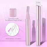 ACWOO Eyebrow Trimmer Upgraded Mini Portable Face Hair Shaver view 4