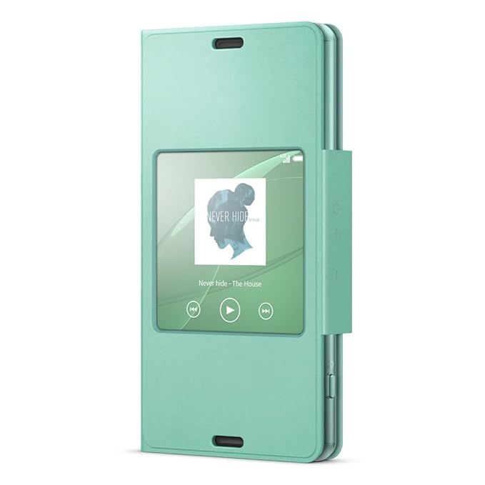Sony Smart Style Cover SCR26 für das Sony Xperia Z3 Compact- Meergrün