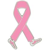 PinMarts Breast Cancer Ribbons and Breast Cancer Awareness Enamel Pins - Perfect Breast Cancer Gifts for Women, Events, Fundraisers, and Breast Cancer Awareness Decoration