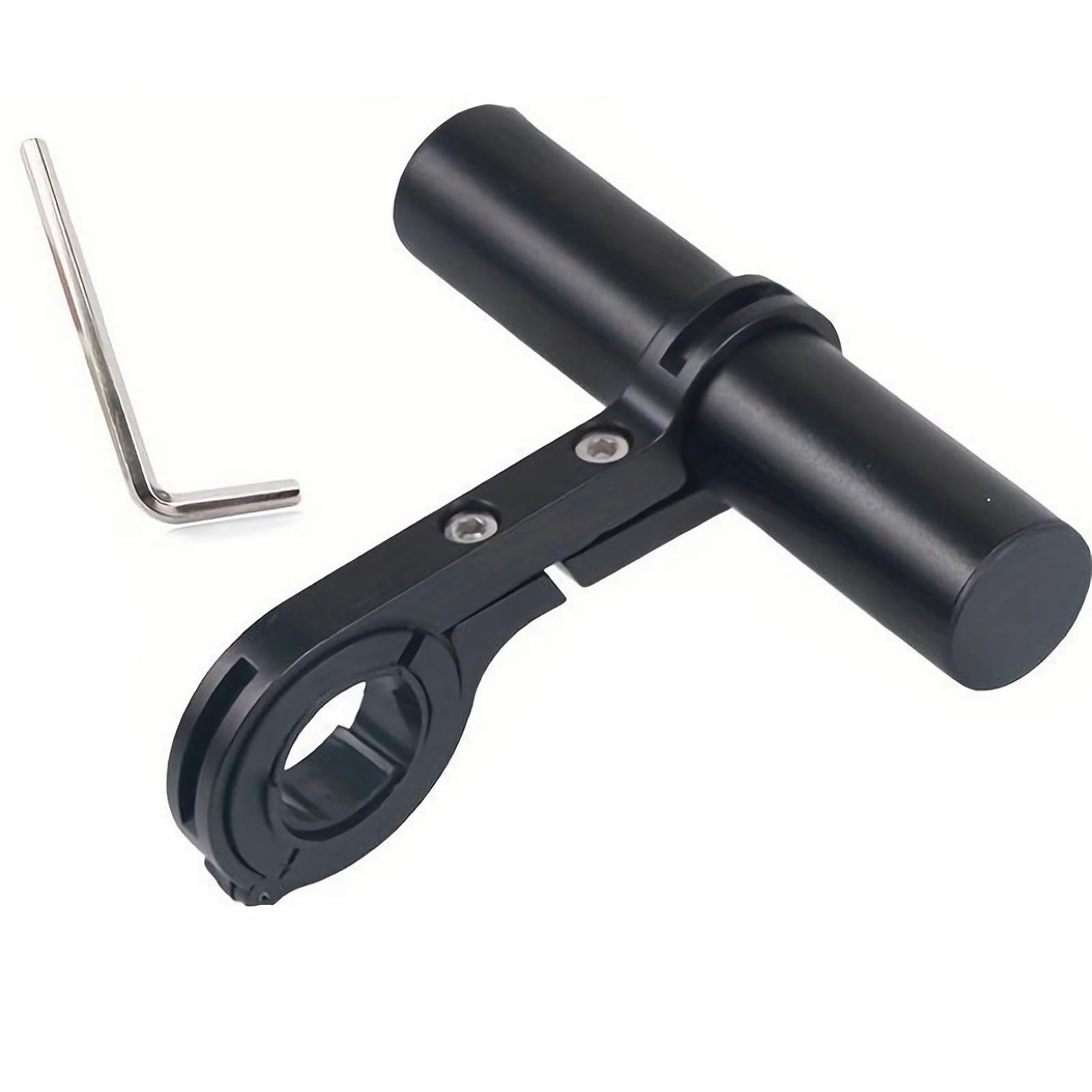 Bike Handlebar Extender,Aluminum Alloy Handlebar Extensions Double Bike Handlebar Bracket For Bike Mounts,Extender Bars, Headlights,Light Lamp