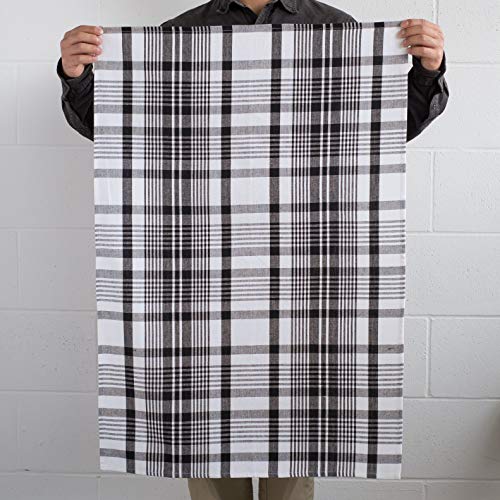 Now Designs Jumbo Pure Kitchen Towel Set of 3, Black - Thumbnail 6