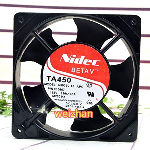 Ventilateur Nidec TA450 A28678-10 230V Pour Armoire De Refroidissement - 12 Cm, Neuf, Origine Chine
