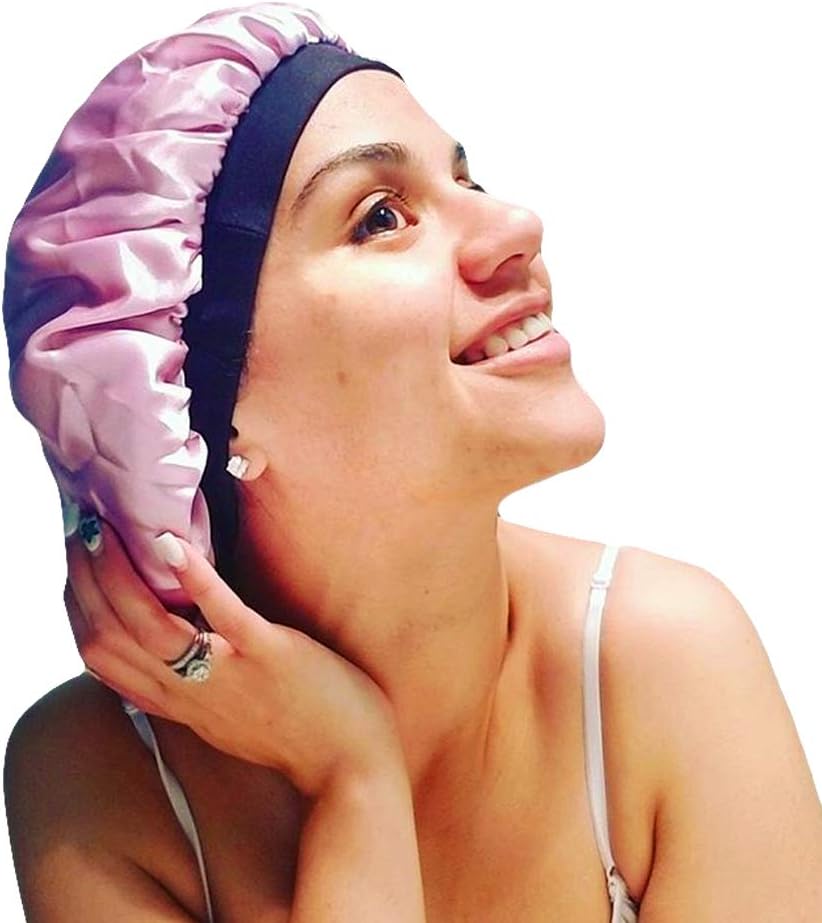 Simply Pavi Satin Bonnet (Pink)
