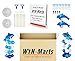 2 Sets Balloon Column Stand Base and Pole Kit - Blue Ocean Dolphins Theme - 5 Feet Height Balloon Towers for Birthday Wedding Party Decoration