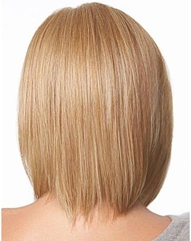 Royalfirst Women Lady New Blonde Short Straight Hair Wig Heat Resistant - Image 5