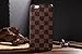 HeiL iPhone6s Plus TPU (Fast US Deliver Guarantee Fulfilled by Amazon) New Elegant Luxury PU Leather Checker Pattern Classic Style Cover Case for Apple iPhone6/6s Plus 5.5