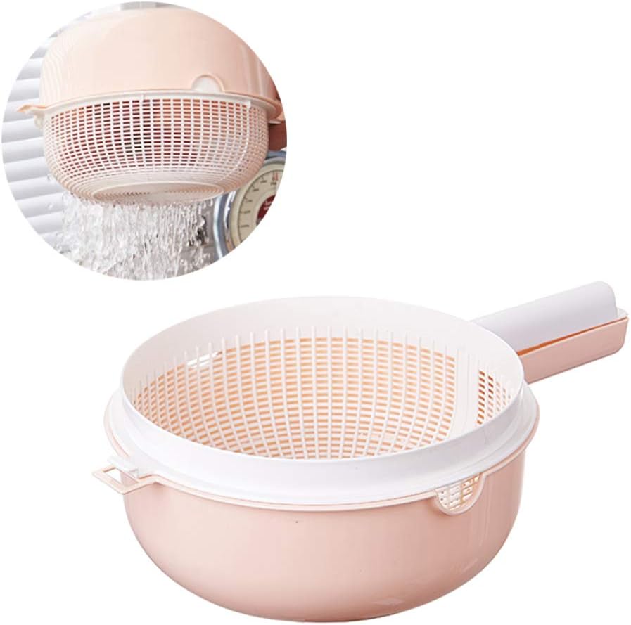 Kitchen, Dining & Bar Plastic Vegetable Fruit Rice Wash Drain Strainer