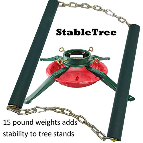 Keyfit Tools StableTree Christmas Tree Stand Extra Weights 15 Pounds of Extra Weight, Add Stability to Your Xmas Tree Base, Reduce The Chance of The Tree Tipping Over - Thumbnail 5
