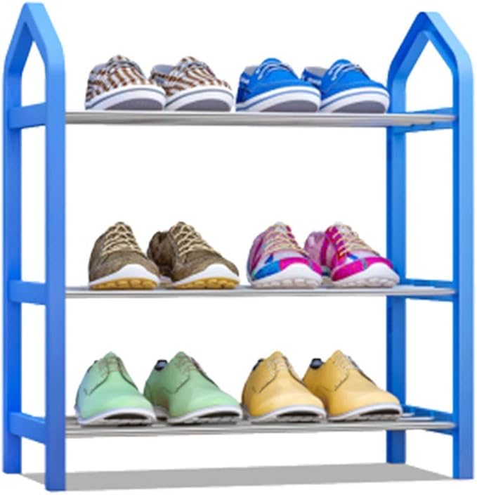 OLLTT Zapatero apilable de 3 Niveles de Tendencia Simple con estantes