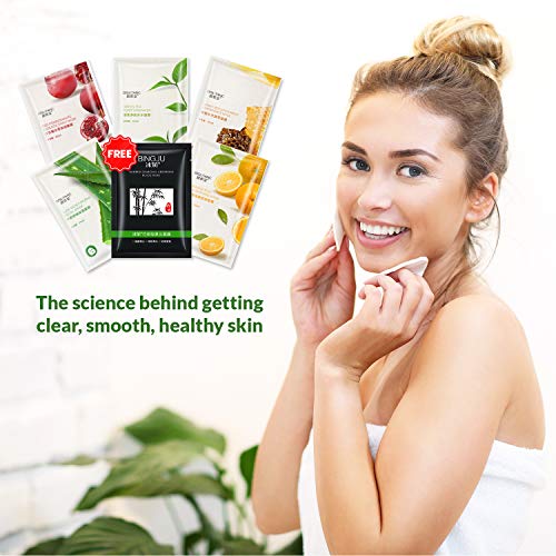 Face Mask Lab Face Mask [20 Pack Set] Hydrating Facial Skin Care