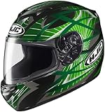HJC CS-R2 Storm Full Face Motorcycle Helmet - MC-4 Green, Medium