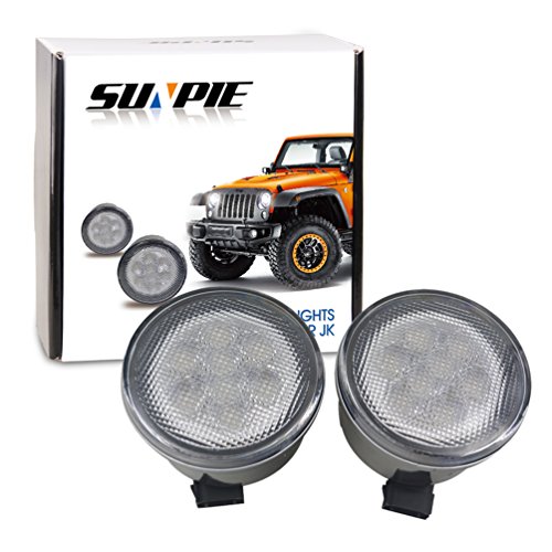 SUNPIE Amber Front LED Turn Signal Light Assembly for 2007 