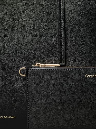 Cabas Sac Femme Foil Logo Pochette Amovible, Noir (Black/Toasted Coconut), Taille Unique