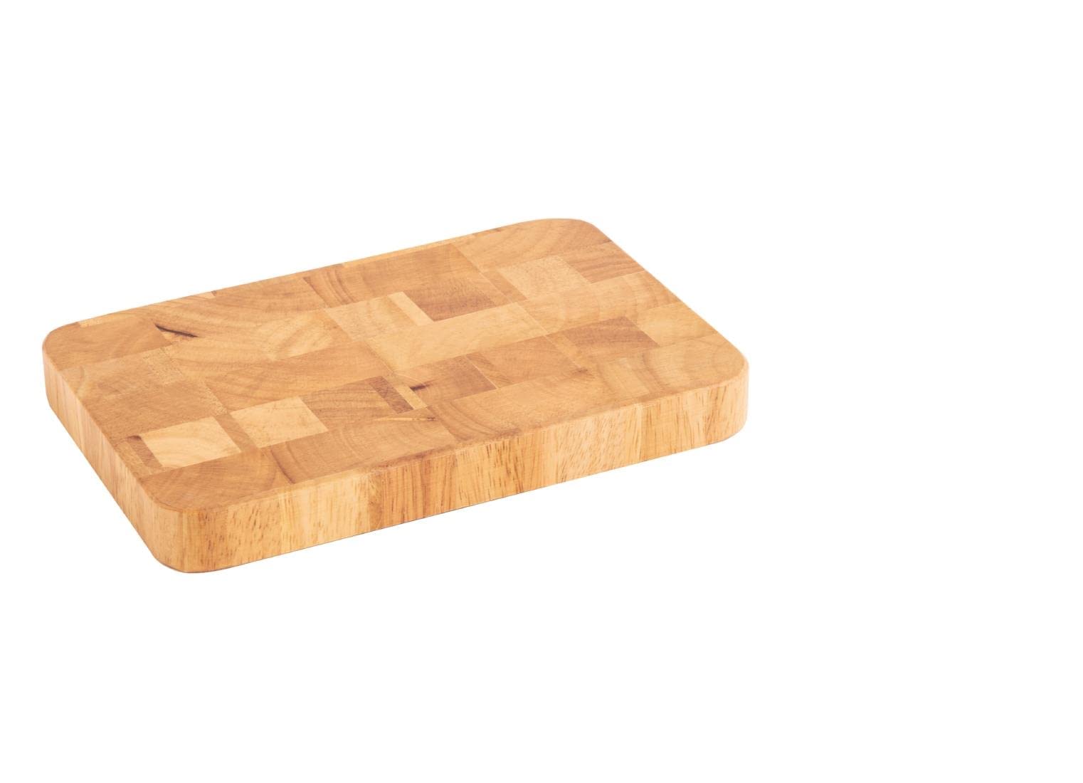 Vogue Rectangular Wooden Chopping Board Small - 230x150x25mm 9x6x1"