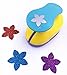 TECH-P Creative Life 2-Inch Large Paper Craft Punch,Card Scrapbooking Engraving Kid Cut DIY Handmade Hole Puncher.-Lucky Flower